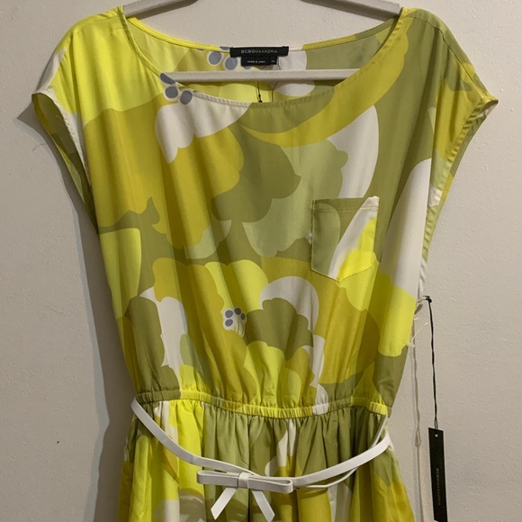 BCBG Yellow and Green Dress - Picture 2 of 9
